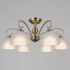 IL0894-6CSQ-26 AB ELITE Потолочная люстра на штанге ILLUMICO IL0894-6CSQ-26 AB ELITE