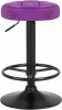 5008_BlackBase-LM BRUNO BLACK,  цвет сиденья фиолетовый (MJ9-58), цвет основания черный Табурет барный BRUNO BLACK (фиолет велюр (MJ9-58))