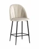 УТ000042210 Стул полубарный Логан SN велюр бежевый Stool Group УТ000042210