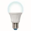 LED-A60 18W/4000K/E27/FR PLP01WH картон Лампочка светодиодная шар белая E27 18W 4000K Uniel LED-A60 18W/4000K/E27/FR PLP01WH