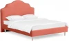 652879 Кровать Queen II Victoria L 1600 ОГОГО (арт.652879), (Ткань/Оранжевый)