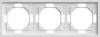 49886 Рамка на 3 поста (белый) Stekker Эмили 49886