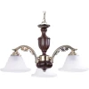 837-03-03 красное дерево+бронза Подвесная люстра N-Light 837 837-03-03 красное дерево+бронза
