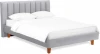 577306 Кровать Queen II Sofia L 1600 ОГОГО (арт.577306), (Ткань/Серый)
