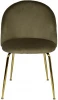 30C-30177 30C-30177 Стул велюр хаки, мет.ножки 50*53*77см Garda Decor