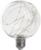 41678 Лампочка светодиодная RGB прозрачный шар E27 3W Feron 41678