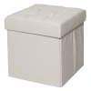 1611000 Пуфик Dreambag складной Светло-Бежевый ЭкоКожа 1611000