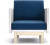 21873 Кресло Arsko Двалин беленый дуб велюр синий
