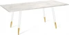 7827428702 Стол SHT-TU14/140/80 ЛДСП белый муар/золото/хромикс Sheffilton SHT-TU14 7827428702