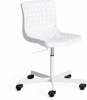 19803 Офисное кресло SKALBERG OFFICE (mod. C-084-B) / 1 шт. в упаковке (Металл,Пластик /Белый)