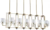 4408+6/S gold Потолочная люстра на штанге Newport 4400 4408+6/S gold (220V)