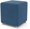 221195 Пуф Arsko Мозли 1 синий велюр