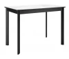 00-00073913 Стол DikLine LK90 Керамика Белый мрамор/подстолье черное/опоры черные арт.00-00073913