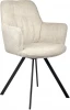 FR 1002 Стул Grant латте шенил на поворотном механизме Bradex Home арт.FR 1002