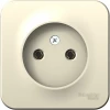 BLNRA000112 Розетка накладная без заземления (молочный) Systeme Electric Blanca BLNRA000112