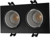 DK3072-BK+CH Встраиваемый точечный светильник Denkirs DK3021 DK3072-BK+CH