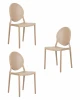 LMZL-PP712-N3_P_beige Набор 3 шт Стул обеденный DOBRIN ALBERT (цвет бежевый) LMZL-PP712-N3_P_beige Dobrin D0000000000000013372