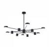 3307.6293-12 Black Потолочная люстра на штанге светодиодные APL LED Ferrara 3307.6293-12 Black