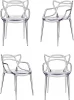FR 0704К Комплект из 4-х стульев Bradex Home Masters прозрачный (FR 0704К)