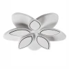 8014/75CL Потолочная люстра светодиодная с цветами Lumion Lotus LED 8014/75CL белый/белый металл/акрилл 75W 220V 3000-6000K (цветы)
