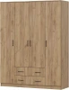 101713 Шкаф SV Мебель ШК 1, Дуб золотой