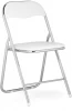15480 Стул Woodville на металлокаркасе Fold 1 складной white / chrome 15480