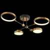 LED LAMPS 81102/4C BRASS BLACK Потолочная люстра Natali Kovaltseva Loft Led LAMPS 81102/4C BRASS BLACK