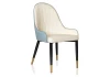 11781 Обеденный стул на металлокаркасе Woodville Rendal light blue / white 11781