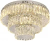 561/A LED Потолочная люстра ярусная Escada Sublime 561/A LED 72Вт+4х40Вт Е14, 3000-6000К, ПДУ, изменение цветовой температуры, металл/хрусталь, хром/прозрачный (регулировка яркости, 220V)