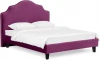 663265 Кровать Queen II Victoria L 1600 ОГОГО (арт.663265), (Ткань/Розовый)