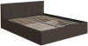 2028996 PROxSON Кровать Domo с бельевым ящиком (Ткань: Рогожка Savana Chocolate (шоколад)) 90x200