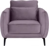 664758 Кресло Amsterdam ОГОГО (арт.664758), (Ткань/Фиолетовый)
