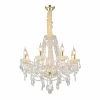 APL.755.13.08 Подвесная люстра Aployt Koletta APL.755.13.08 (220V, хрусталь, на цепи, свеча)