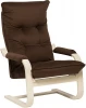 2500000118586 Кресло-трансформер Leset Оливер (Фанера,Березовый шпон,Металл,Велюр/Светло-коричневый) арт.2500000118586