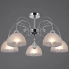 IL0495-5CSQ-25CH ELITE Потолочная люстра на штанге ILLUMICO IL0495-5CSQ-25CH ELITE