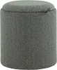 УТ000038730 Пуф-столик с ящиком Хюгге XS букле темно-серый, Stool Group