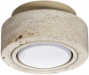 6625/1C Потолочный светильник Odeon Light Travertino 6625/1C металл/камень/бежевый LED GX53 9W 220V (круглые)