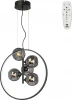 V3889DT-1/5+1S Подвесной светильник с пультом управления 5xE27 макс. 40Вт, LED 42Вт, 2700-6500К Vitaluce V3889DT-1/5+1S (220V, на тросе, шарики)