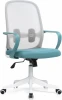 15796 Компьютерное кресло Bust (Bust gray / blue / white) Woodville арт.15796