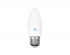 206027 Лампочка светодиодная свеча белая колба E27 6 Вт 4200K холодное свечение Ambrella Present 206027