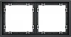 VLS100207 Рамка на 2 поста (графит) Voltum S70 VLS100207
