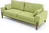 211061 Диван Arsko прямой Хангель рогожка зеленая