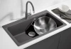 521462 Смеситель Blanco Mida-S Silgranit 521462 для кухонной мойки