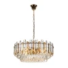 ML.9006.12 GD-BR Подвесная люстра хрустальная Modelux MODELUX ML.9006.12 GD-BR