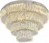 562/A LED Потолочная люстра ярусная Escada Sublime 562/A LED 96Вт+4х40Вт Е14, 3000-6000К, ПДУ, изменение цветовой температуры, металл/хрусталь, хром/прозрачный (регулировка яркости, 220V)