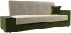 118491L Диван-книжка Лига-020 стол слева (Бежевый,Зеленый/Микровельвет) Лига Диванов арт.118491L