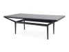 RC658-230-110-TUR-Black Обеденный стол из HPL квадратный 230х110х75см, цвет серый гранит 4SIS Турин RC658-230-110-TUR-Black