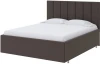1910473 PROxSON Кровать Modern Large (Ткань: Велюр Forest 16 Коричневый) 90x190