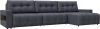 128967 Диван угловой с полками Лига-053 НПБ Лонг Лига Диванов (Экокожа) арт.128967