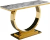 IST-806.2casa Стол-консоль IST-CASA Лира IST-806,120х40х76 см, светло-серый/золотой